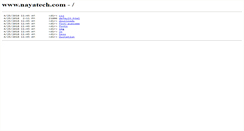 Desktop Screenshot of nayatech.com